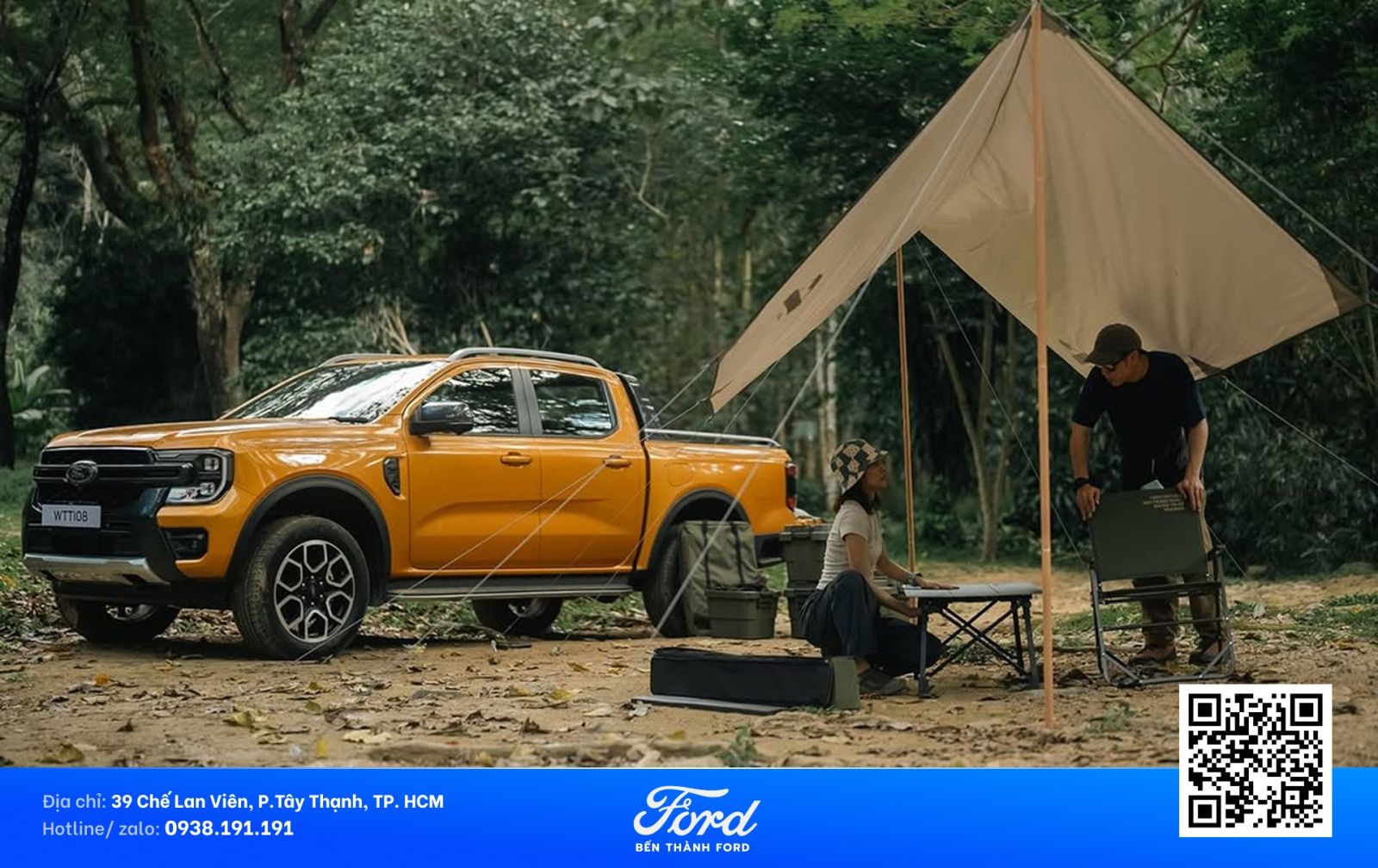 Ranger Wildtrak phiên bản màu vàng