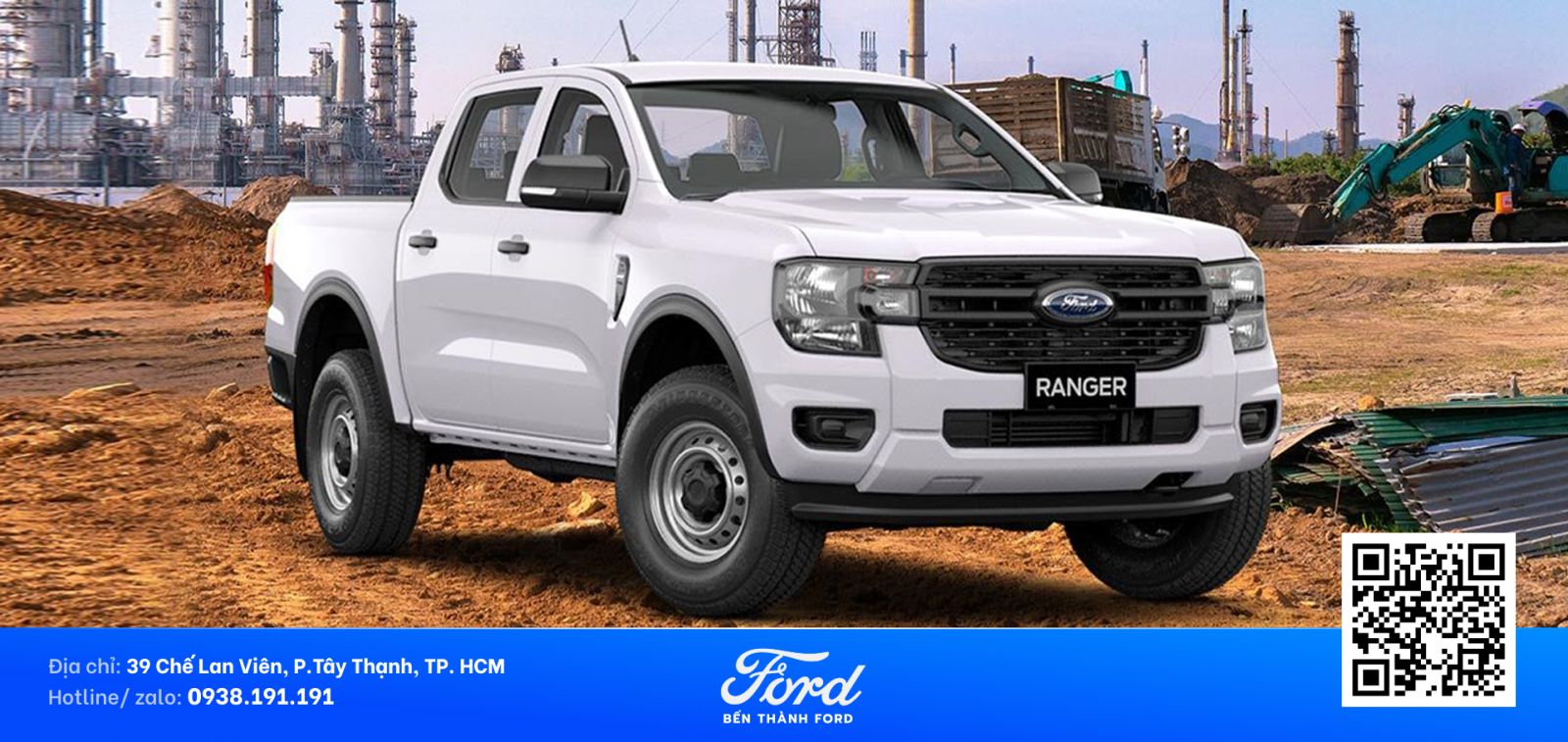 Ranger XL 2.0L 4x4 MT màu trắng
