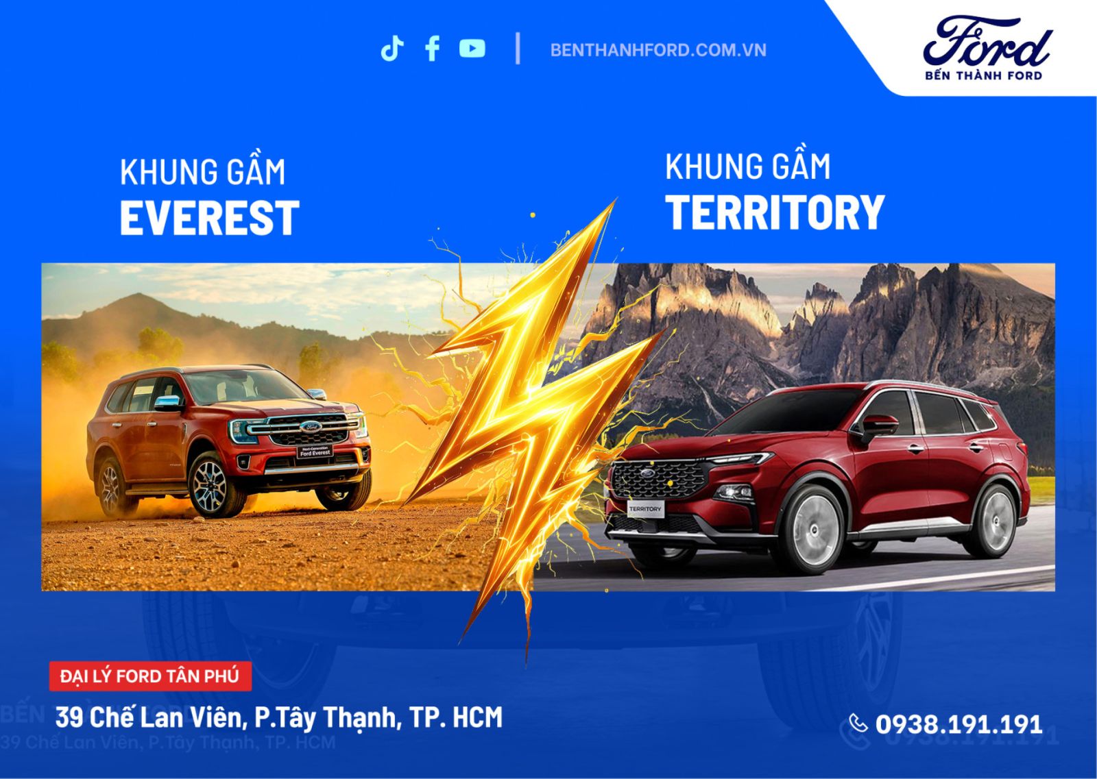 Nên chọn Ford Territory hay Ford Everest?