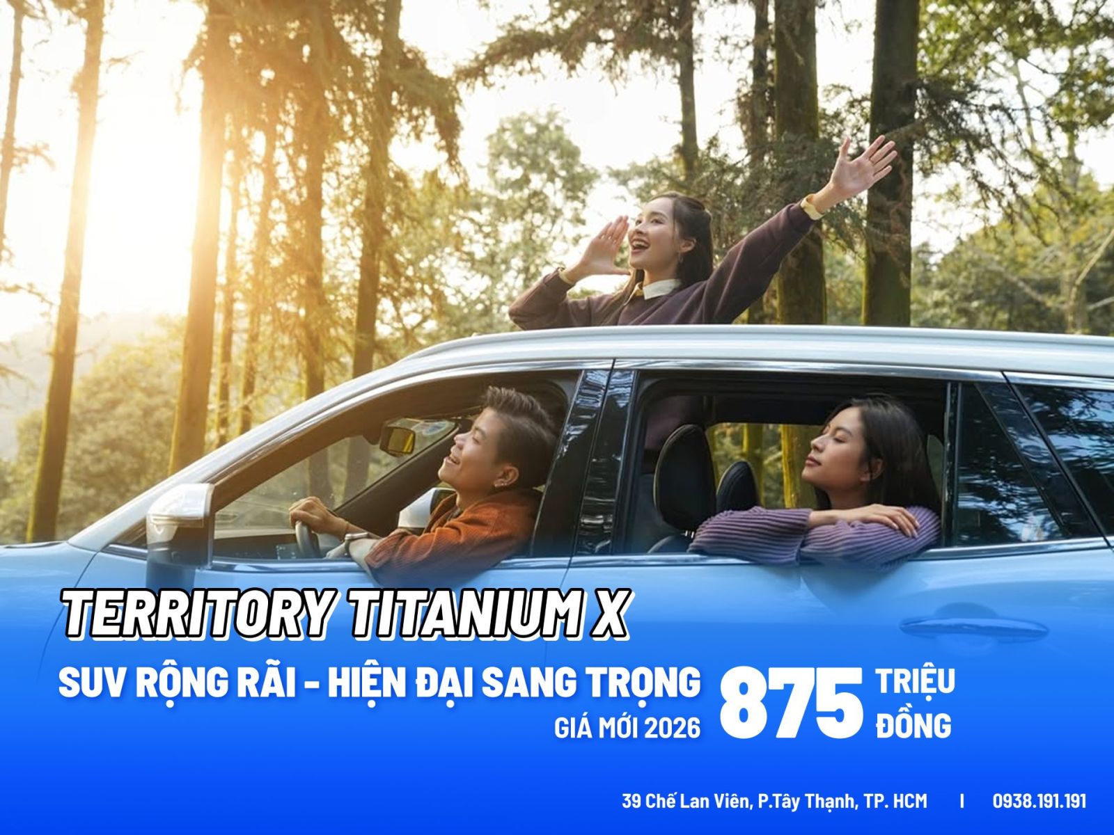 Territory Titanium X SUV Rộng Rãi Giá Mới Chỉ 875 Triệu.