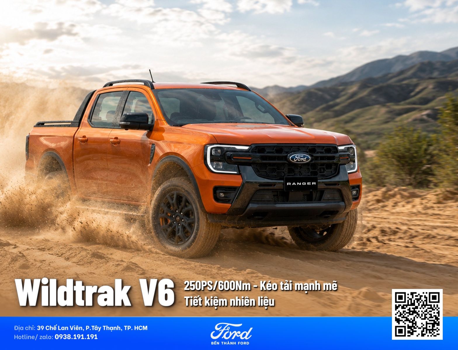 Ford Ranger Wildtrak V6: Giải pháp đa dụng hoàn hảo cho công việc