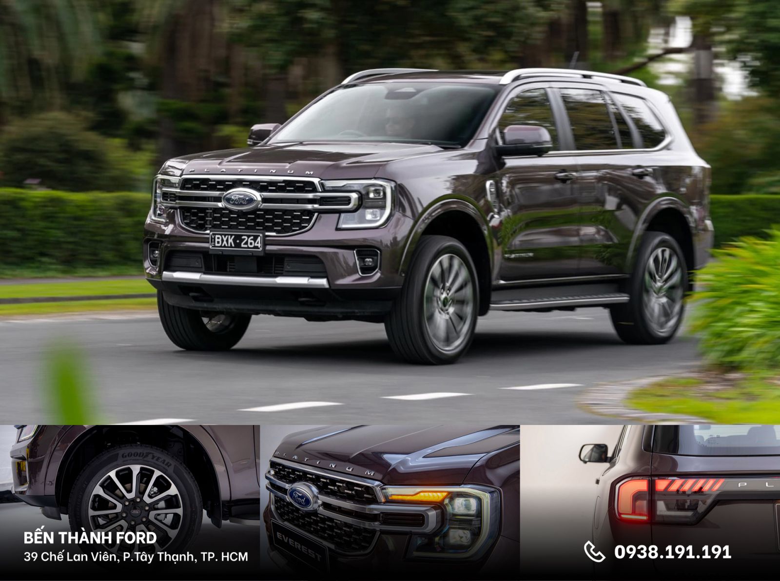 Xe Ford Everest Platinum 2026