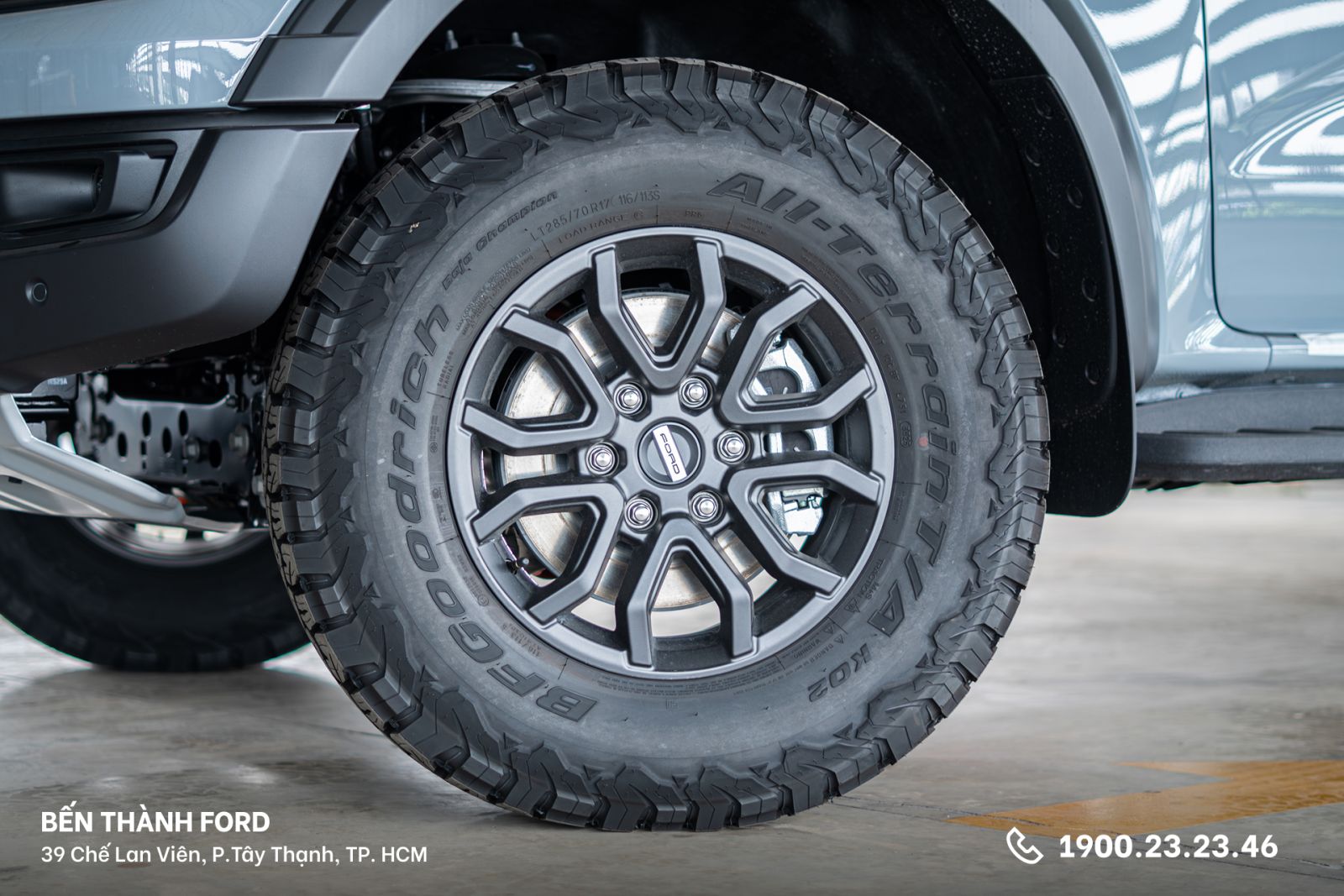 Bánh xe Ford Ranger Raptor thế hệ mới 