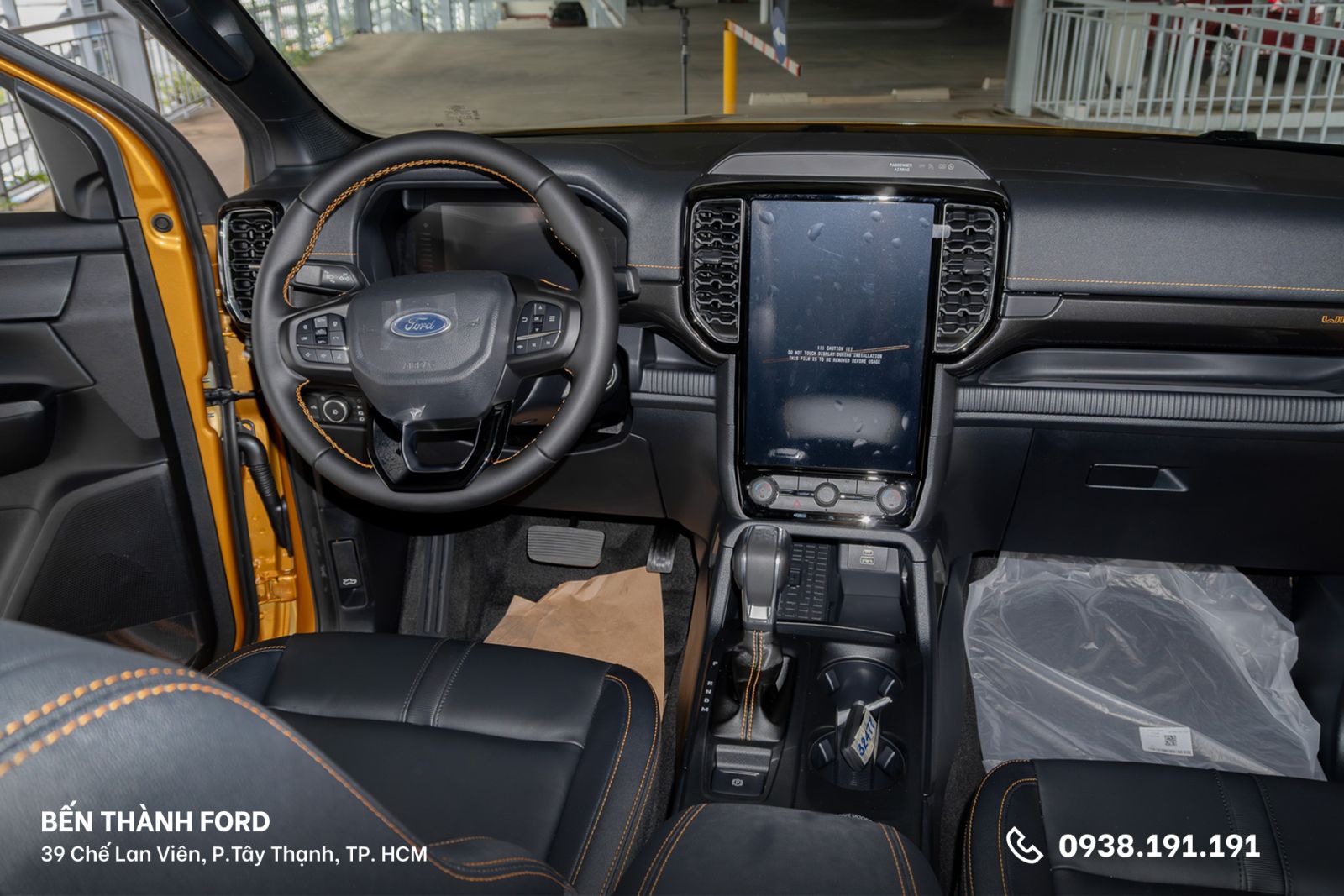 Màn hình trung tâm Ford Ranger Wildtrak