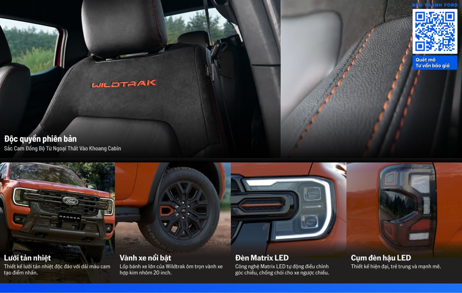 Vì Sao Màu Cam Wildtrak V6 Có Nhận Diện Cao Nhất