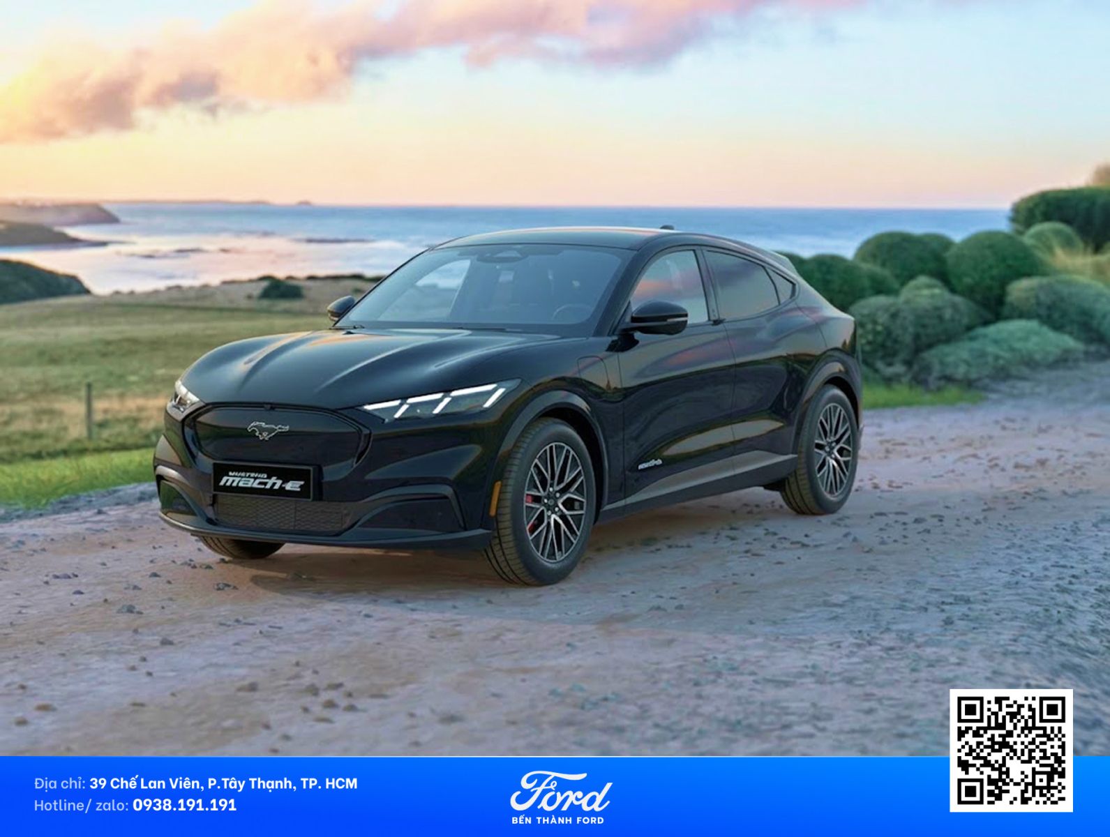 xe điện Mustang Mach-E 2026 màu đen