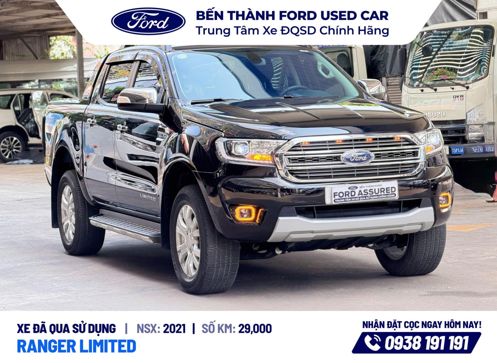 Vì Sao Nên Chọn Ford Ranger Limited 2021 Màu Đen đã qua sử dụng