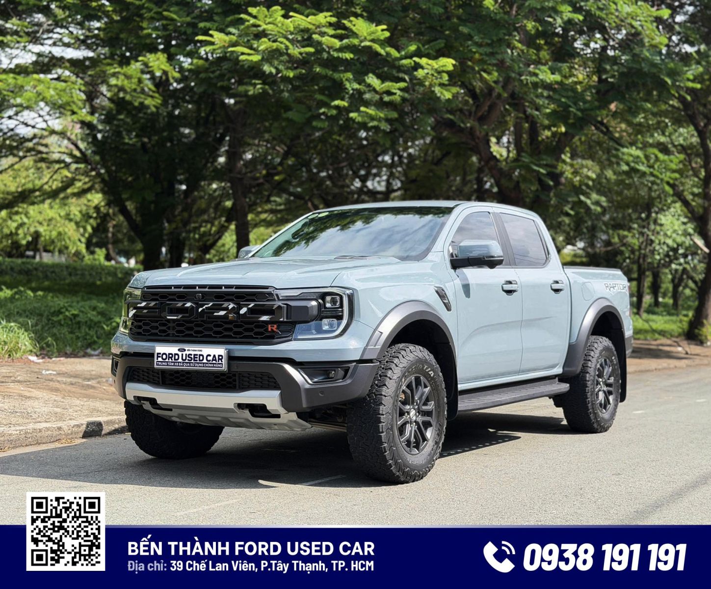 Ford Ranger Raptor 2025 mau xam da qua su dung
