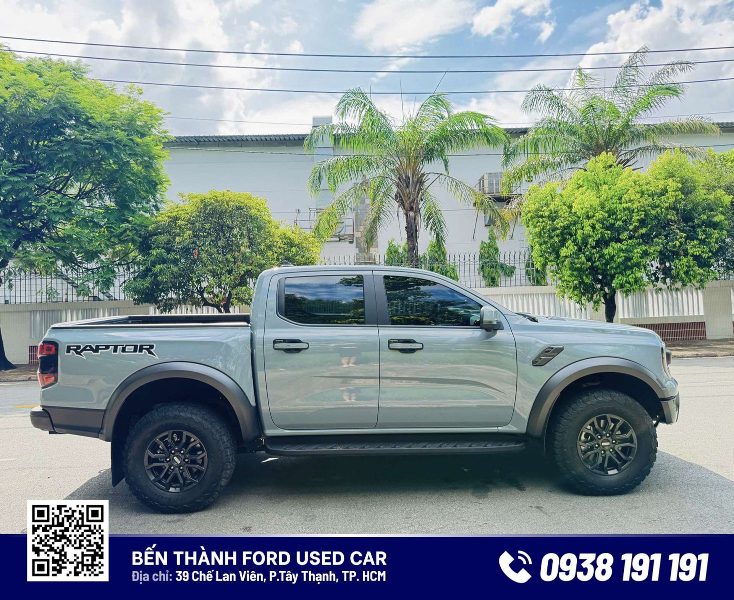 Ford Ranger Raptor 2025 ban tai cu mau xam