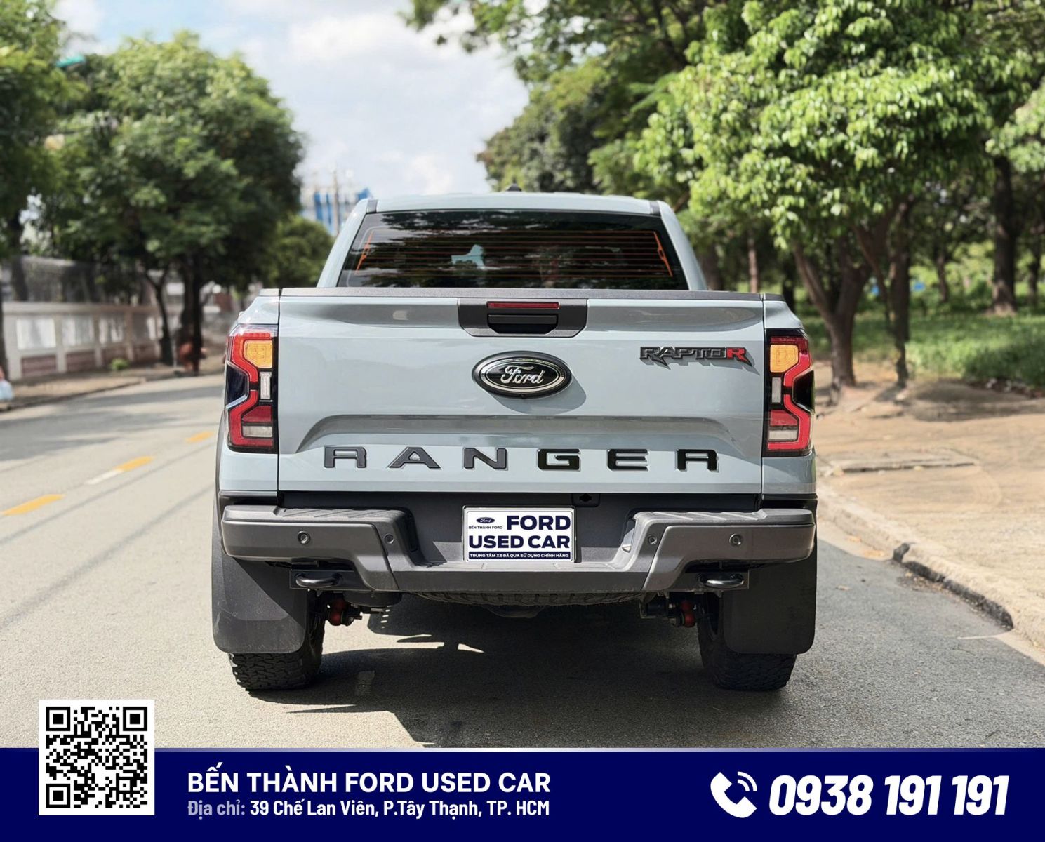 duoi xe Ford Ranger Raptor 2025 da qua su dung