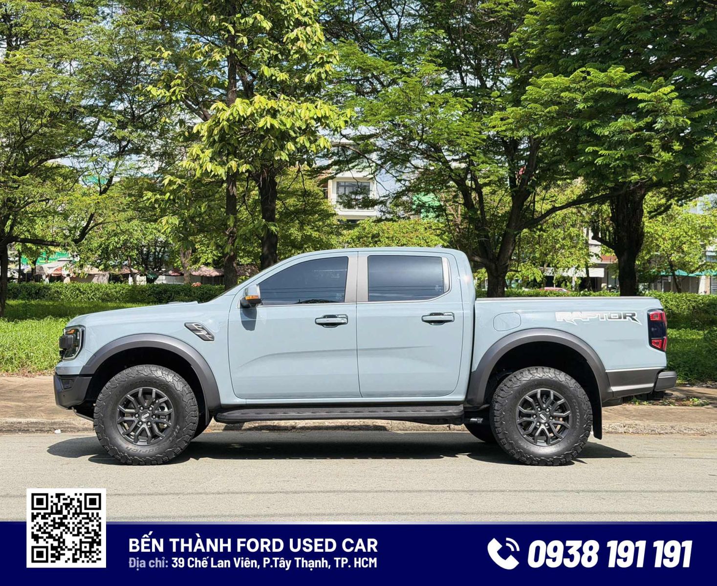 ben hong xe Ford Ranger Raptor 2025 da qua su dung